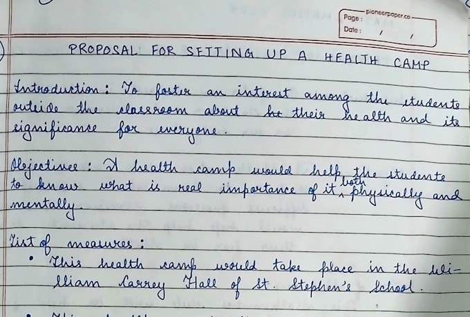 do urgent neat handwritten notes